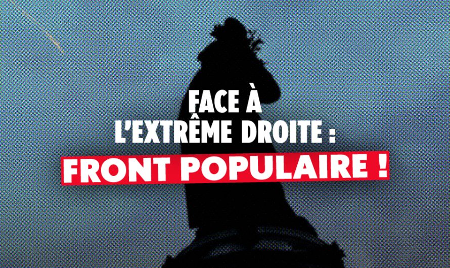 Contre l&rsquo;extrême droite, la CGT se mobilise