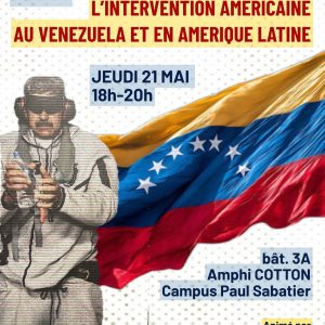 Affiche evenement SNTRS-CGT Venezuela